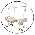 one step safety lock for nursing home beds